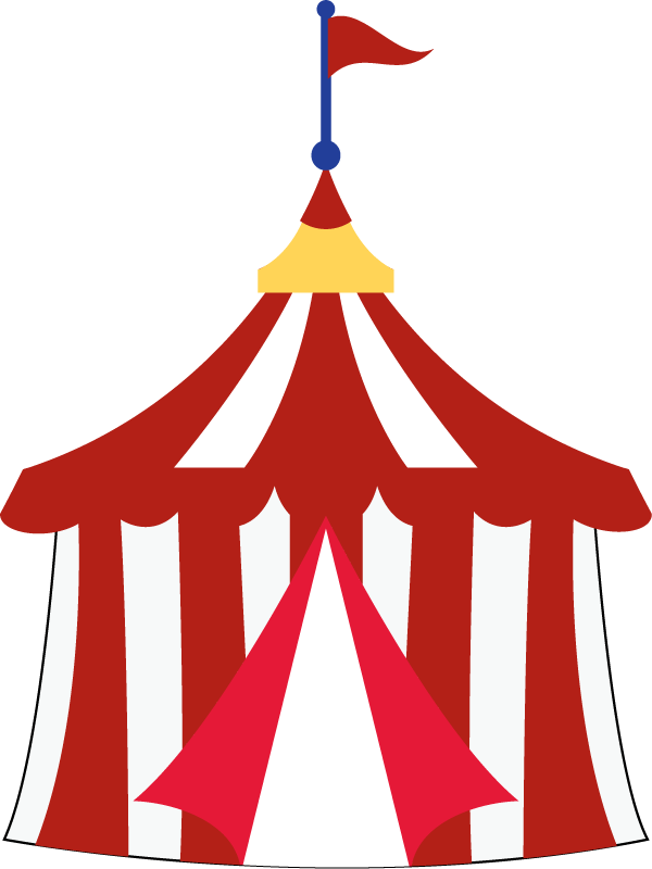 Circus Tent Clip Art - Tumundografico