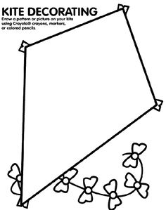Fish, Kites and Kite template
