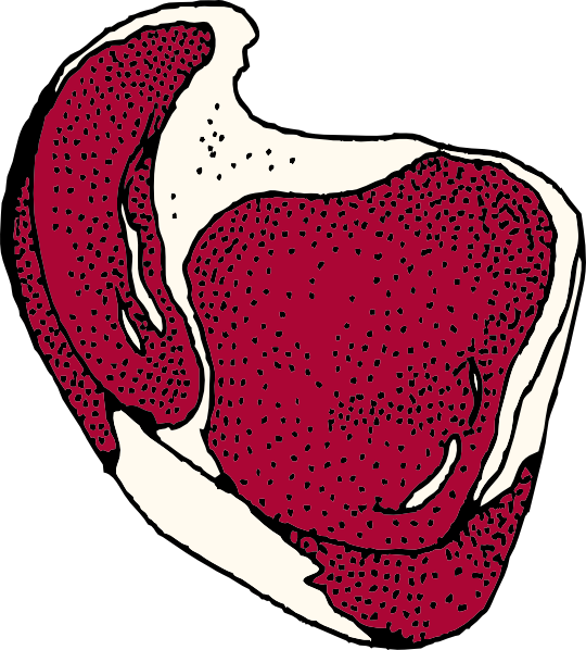 Steak Clip Art - vector clip art online, royalty free ...