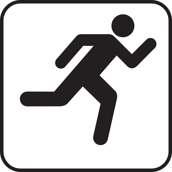 Running Clip Art - vector clip art online, royalty ...
