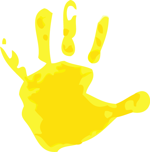 Children Hand Print - ClipArt Best