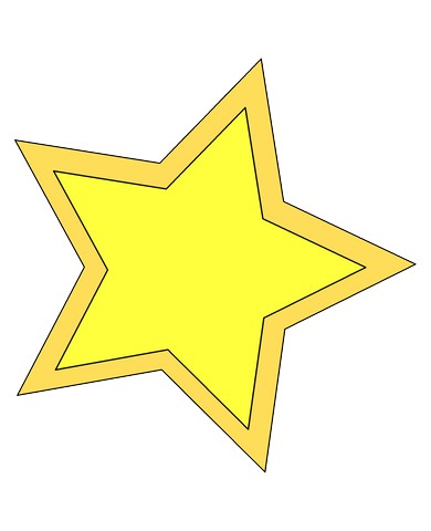 Shapes: , Star...
