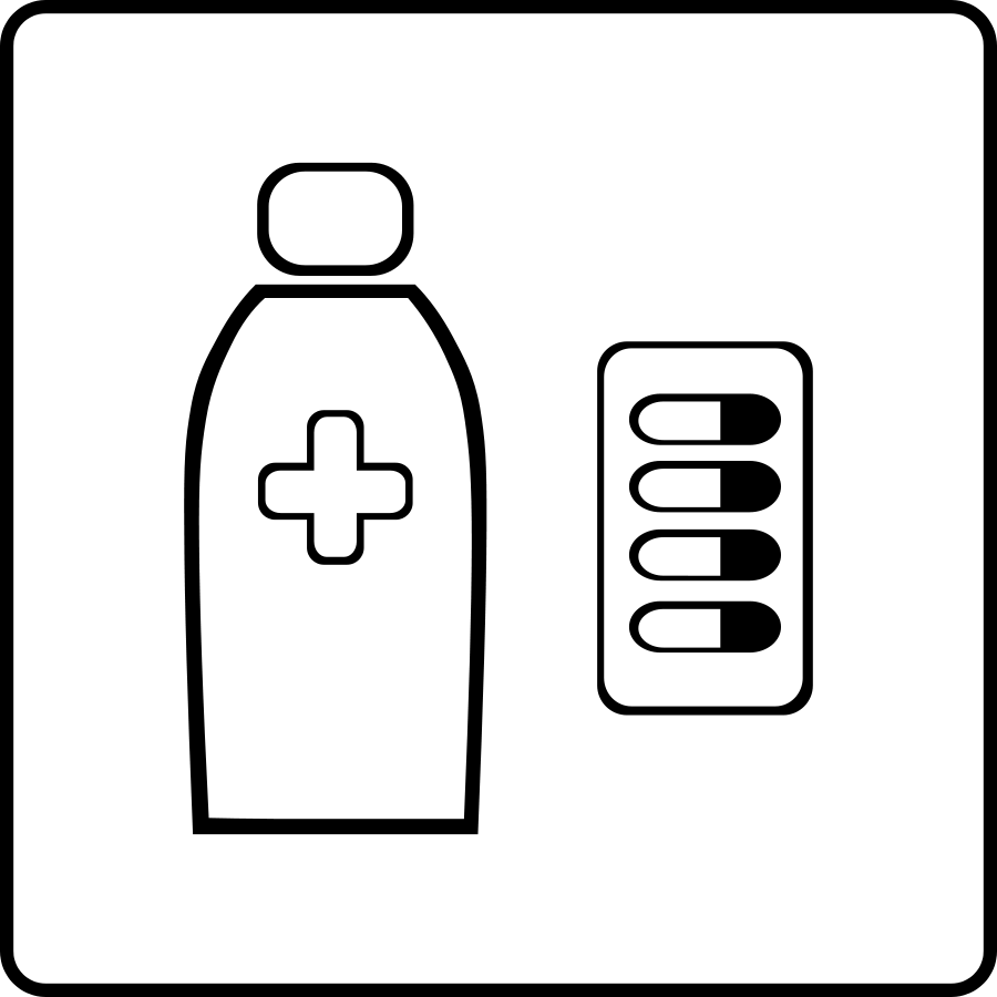 Hotel Icon Has Pharmacy Clipart, vector clip art online, royalty ...