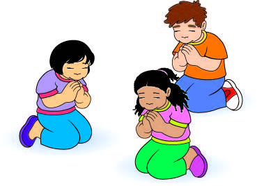 Child Praying Clipart - Tumundografico