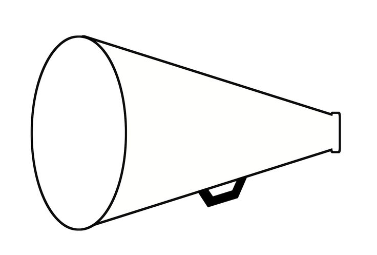 Cheer Megaphone | Free Download Clip Art | Free Clip Art | on ...