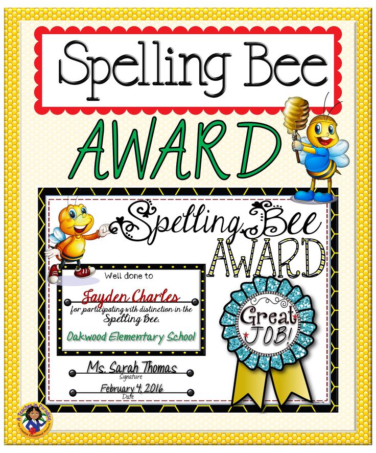 Spelling Bee | Spell Bee ...