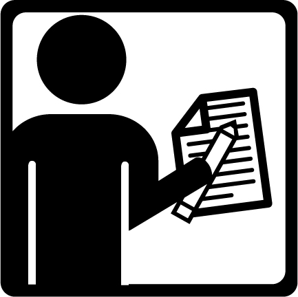 Filling Out Forms Clipart