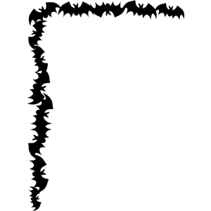 Silhouette Design Store - View Design #13829: bat border