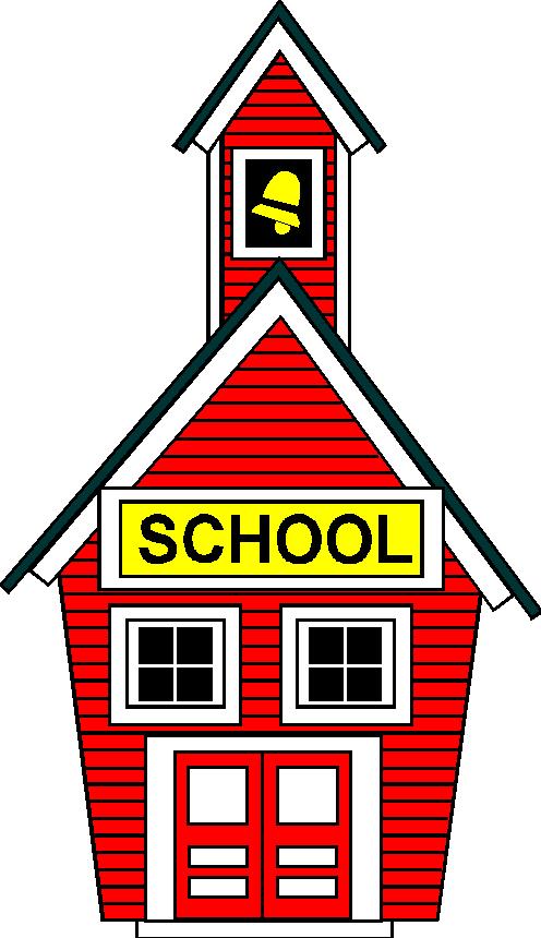 Old School House Clipart