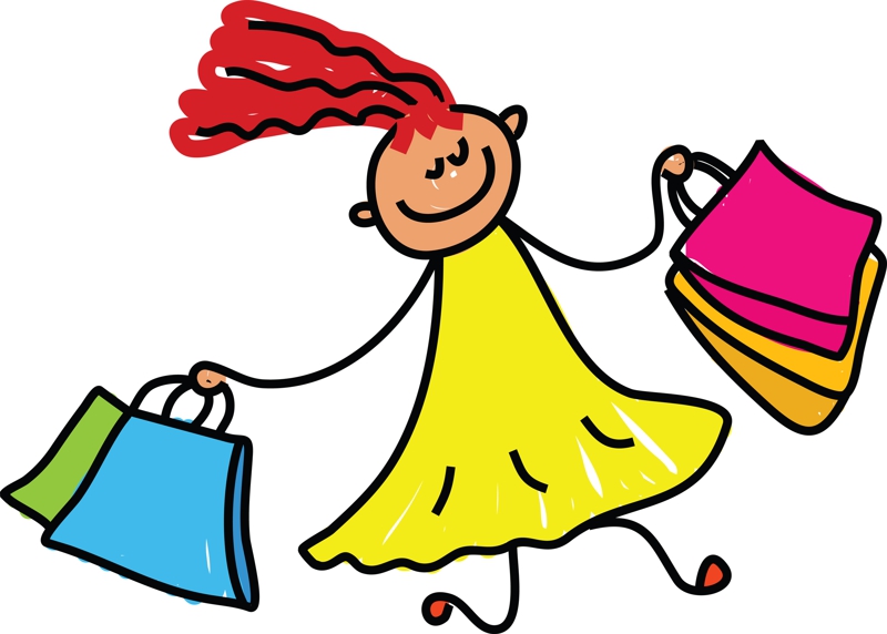 Clip Art Shopping Spree Clipart