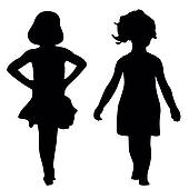 Kids fashion show clipart