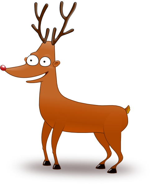 Cartoon Reindeer Clipart