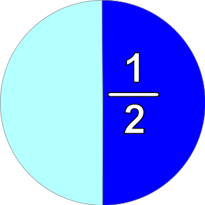 Clipart 1 2 - ClipartFox