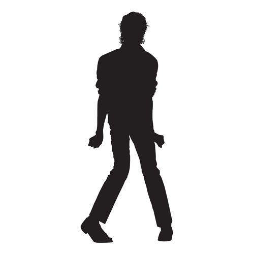 Michael jackson moonwalk clipart