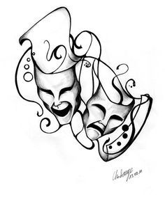 Theatre Tattoo | Oz Tattoo, Drama ...