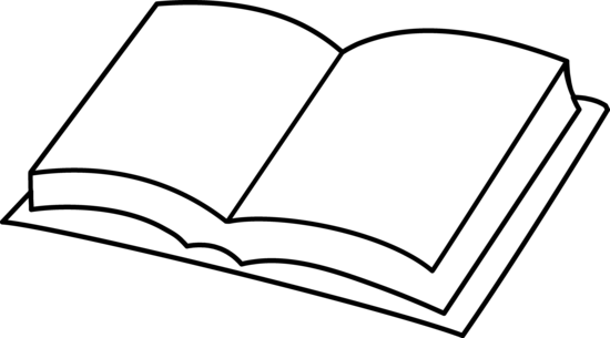 Blank Book Coloring Page Free Clip Art Coloring 2 #16046 | Nest ...