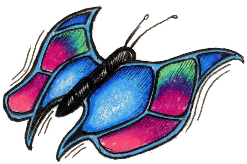 Pictures of Butterfly Tattoo Artwork [