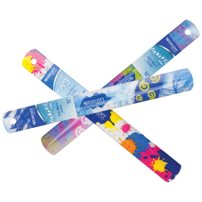 12 Inch Rulers :: Plastic Ruler :: Westcott