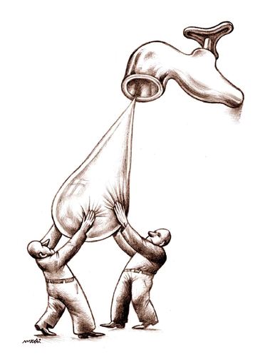 water drop By Medi Belortaja | Nature Cartoon | TOONPOOL