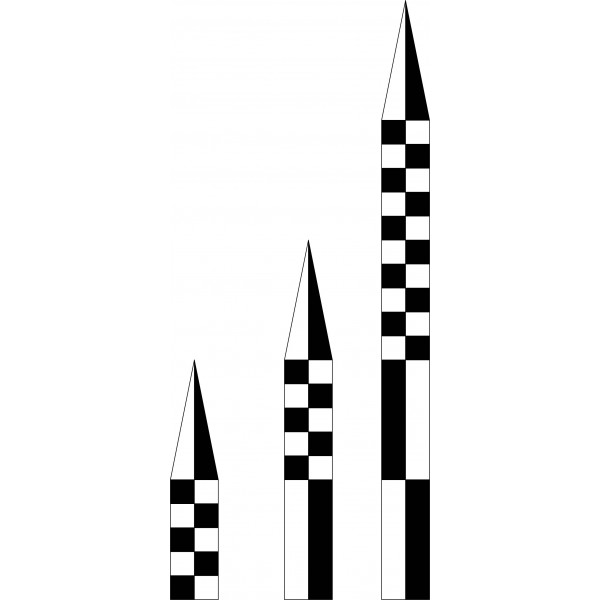 North arrow with metric reference kit - ArcheoStaff - a brand of ...