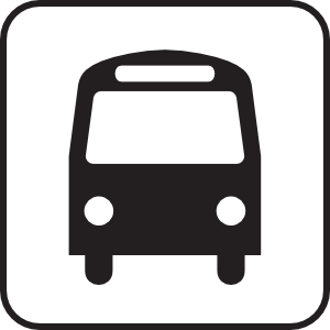 Map Symbols Bus clip art - vector clip art online, royalty free ...