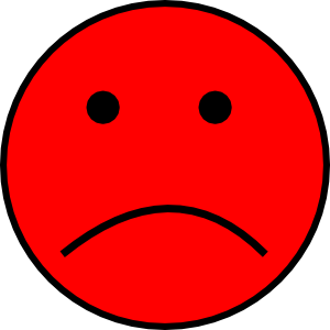 Smiley and sad faces clip art