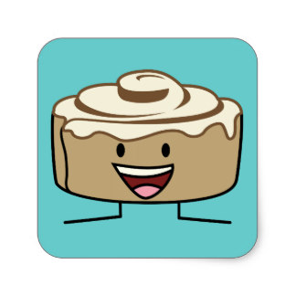 Cinnamon Roll Stickers | Zazzle