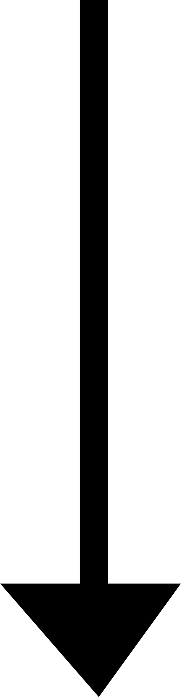 Clipart - Simple Down Arrow