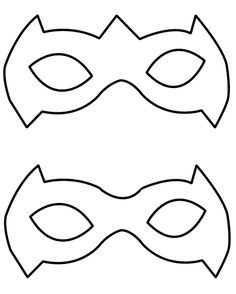 Easy foam batmask pattern... much easier than the felt ones I was ...