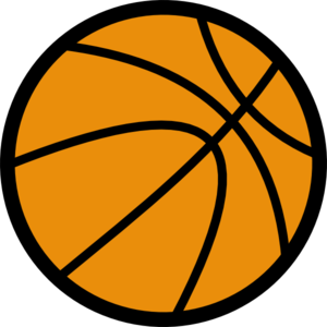 Basketball cartoon clipart