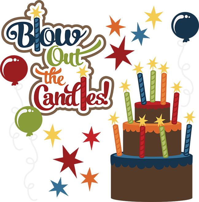 Happy birthday cake clipart guys