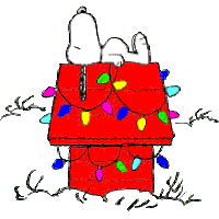 Snoopy Decoration Decorating Decorations Doghouse Dog House Merry ...