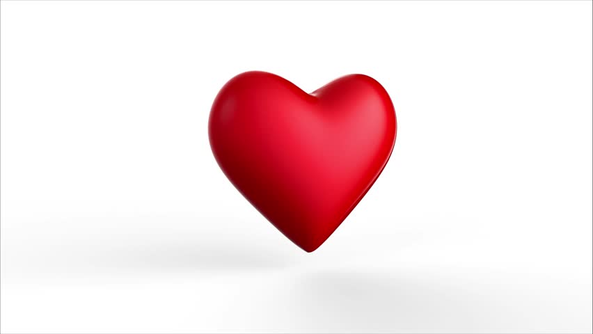 Exploding Heart. Animation Of Exploding Red Heart Shape. (B&W ...