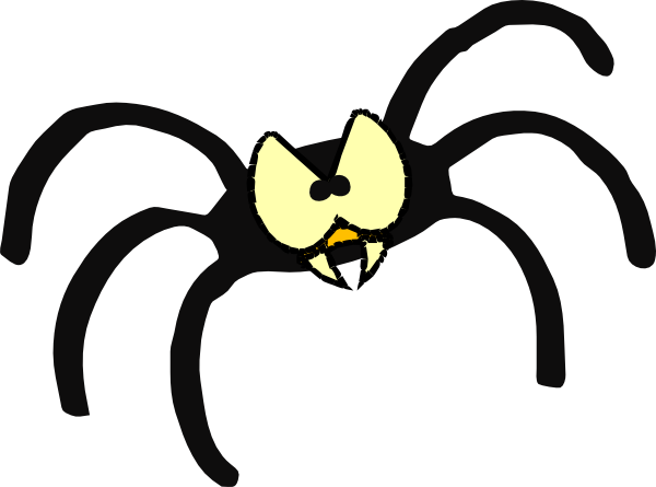 Clipart cartoon spider