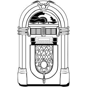 Fifties Jukebox 2 clip art - Polyvore