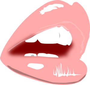 Free clipart of kids talking lips