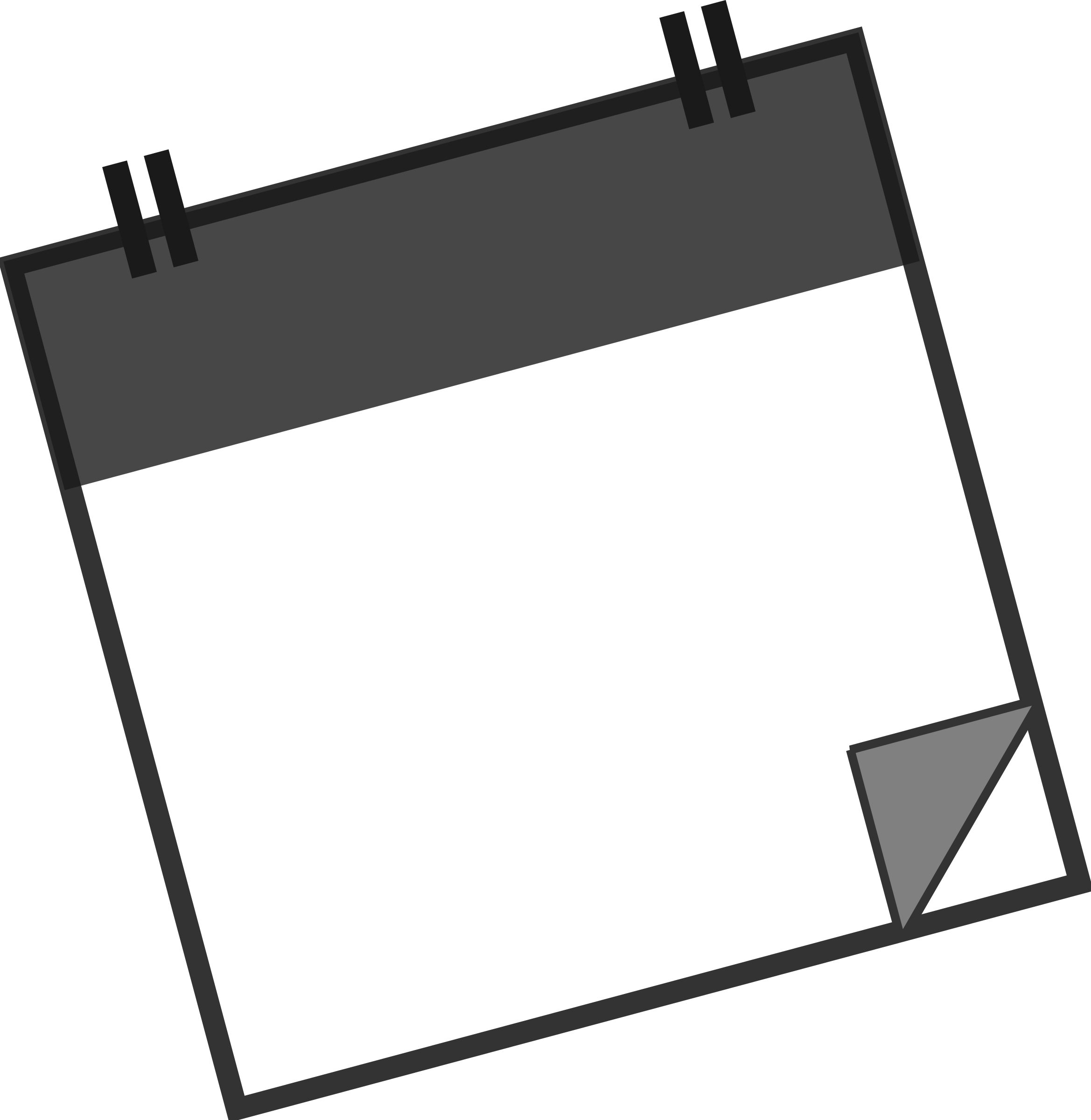 Calendar lines clipart