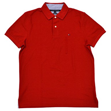 Tommy Hilfiger Mens Performance Pique Wicking Polo Shirt at Amazon ...