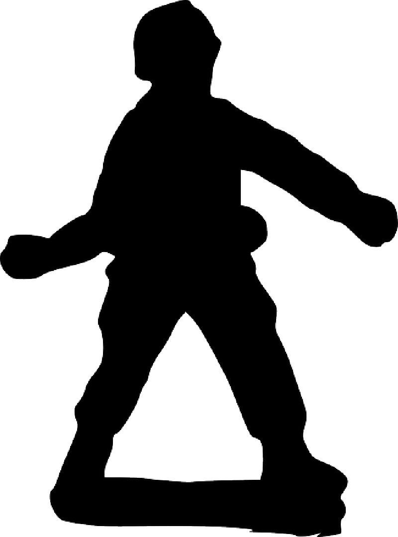 SILHOUETTE, CARTOON, GRENADE, TOY, SOLDIER, THROW - Public Domain ...