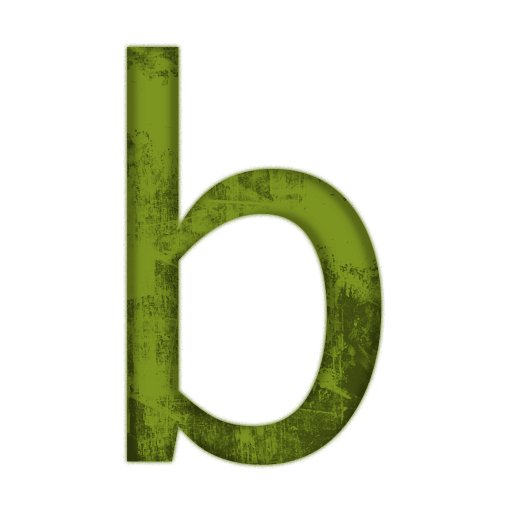 Letter outline clipart b