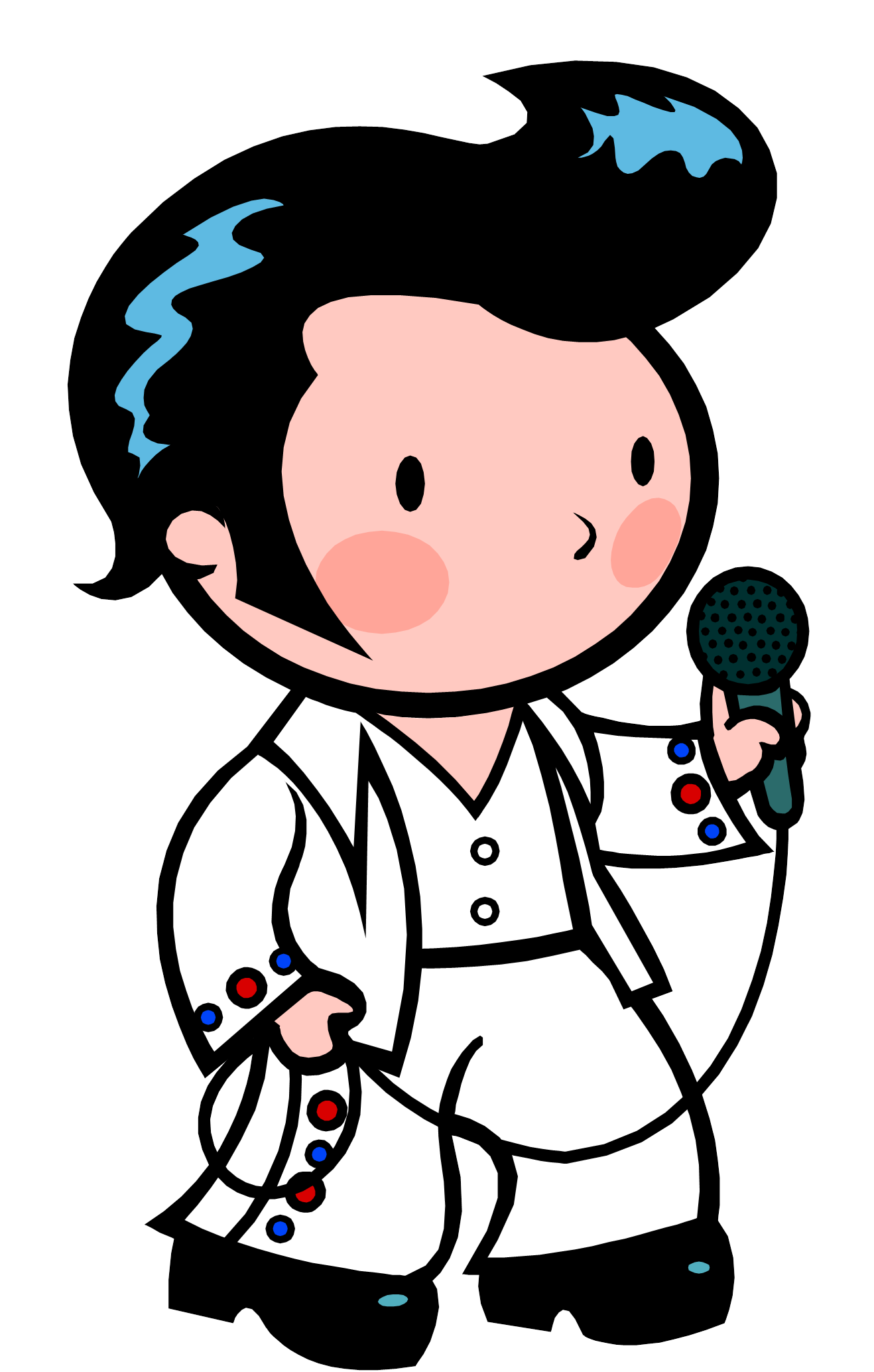 Cartoon Elvis | Free Download Clip Art | Free Clip Art | on ...