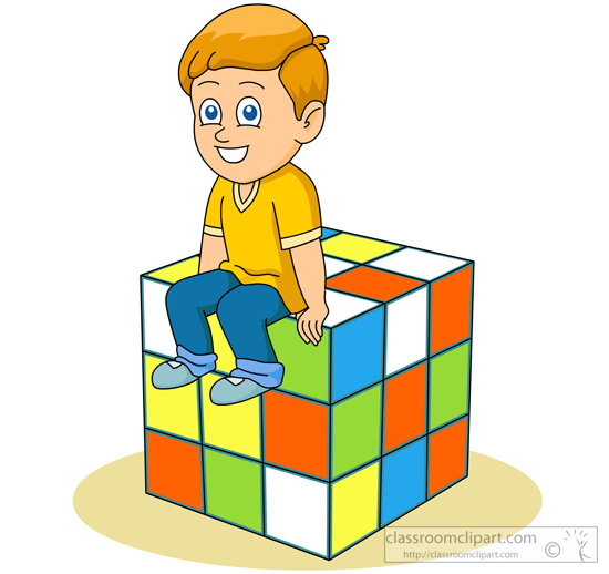 Boy sitting clipart