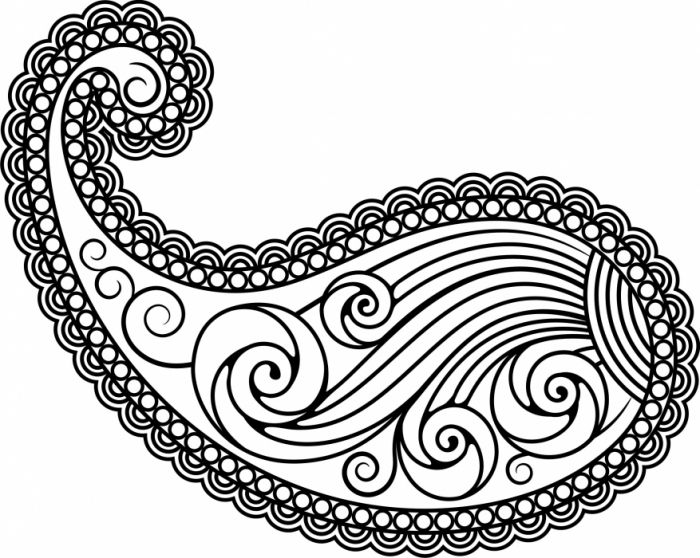 Easy To Draw Paisley Patterns - Design Talk