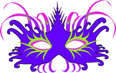 Theatre masks santa clipart