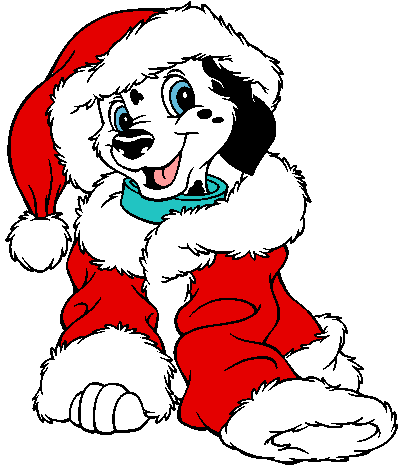 101 Dalmation Christmas Clipart