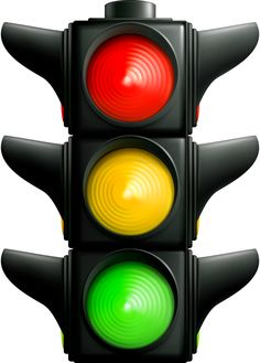 Traffic light signs clipart