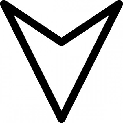 Left down outline arrow clip art Free vector for free download ...