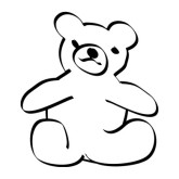 Black Line Art Clip Art, Baby Clipart and Baby Graphics ...