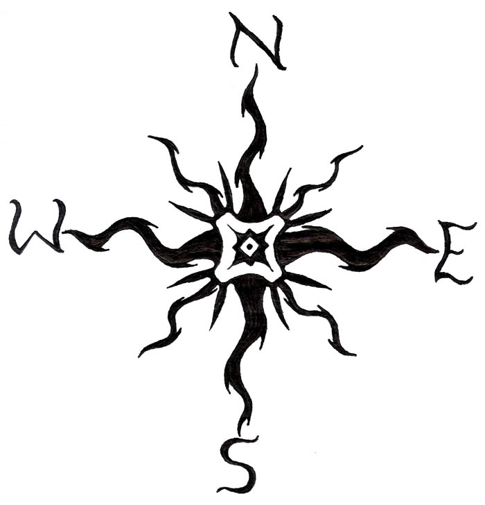 Tribal Compass by Eynjehl