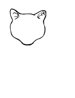 Blank tiger face